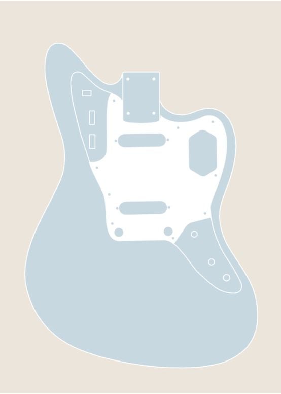 Jaguar Guitar Body