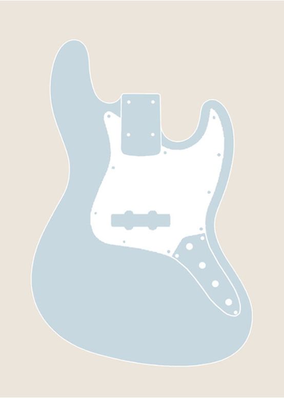 Short Scale J-Style Bass Body