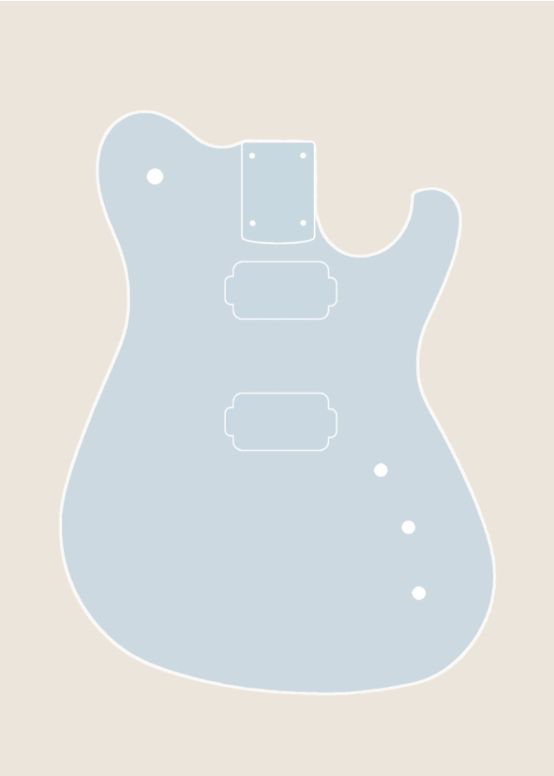 Meadowhawk Guitar Body