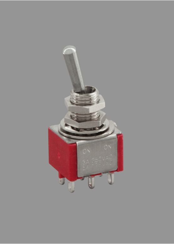 Mini Toggle Switch, On-On