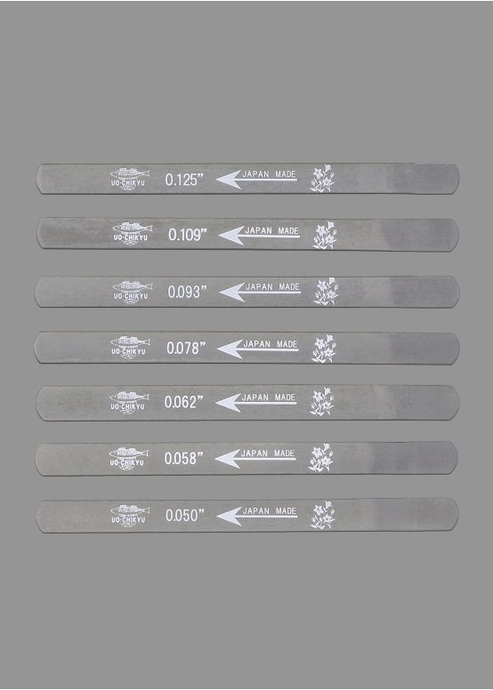 Nut Files for Bass, Set of 7