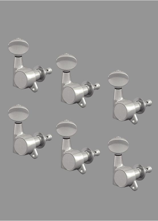 Gotoh SG381 Guitar Tuners, 6-in-line Set