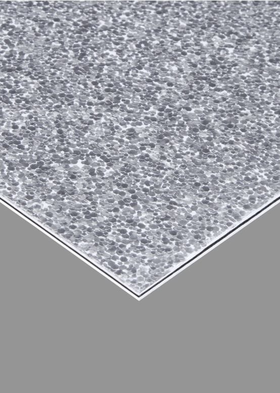Silver Sparkle Pickguard Blank, 10" x 16" Sheet