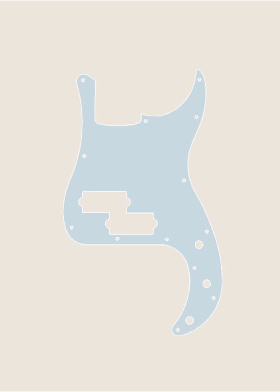 Short Scale P Pickguard