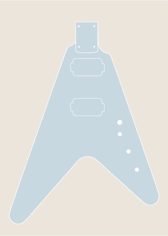 Switchback Guitar Body