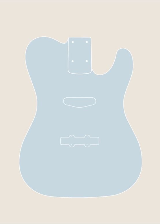 Custom T Bass Body