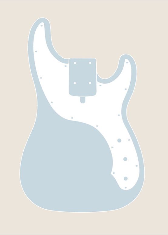 Deluxe 5 Slab '72 P Bass® Body