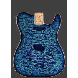 ギター Warmoth Telecaster Body Swamp Ash Blue Telecaster® Replacement Body