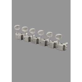 オールド-ハルトゲチューナーヘツト―スモール6 Gotoh Vintage 6-In-Line Tuner Set