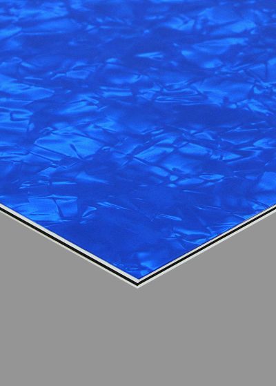 Blue Pearl Pickguard Blank, 10"x16" Sheet
