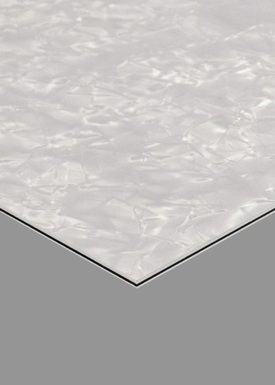 White Pearl Pickguard Blank, 10"x16" Sheet