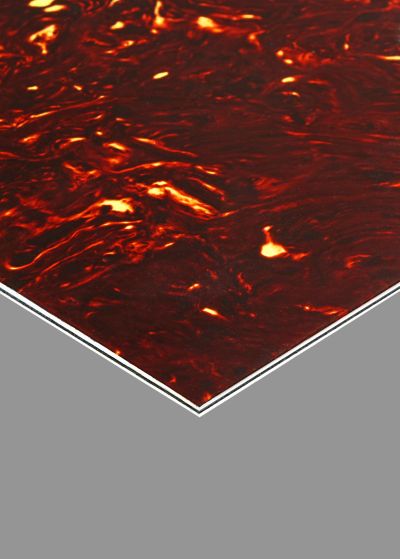 Tortoise Shell Pickguard Blank, 10"x16" Sheet