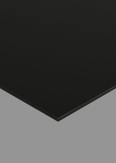 Black Matte Pickguard Blank, .090" Thick, 10"x16" Sheet