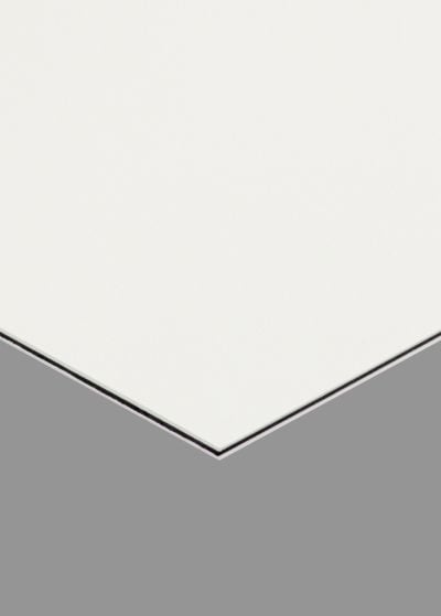 White/Black/White Pickguard Blank, 10"x16" Sheet