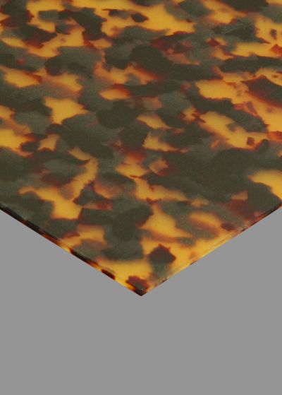 Yellow Tortoise Pickguard Blank, 12"x16" Sheet