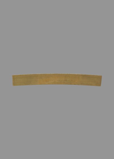 Brass Nut Blank - Curved