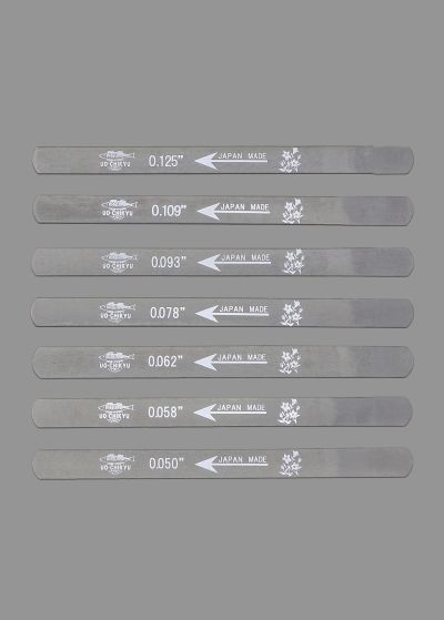 Nut Files for Bass, Set of 7