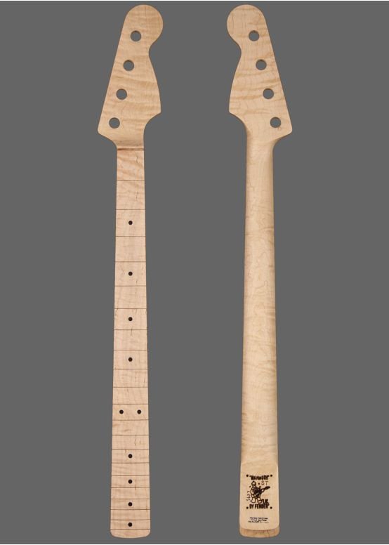 Warmothフレットレスネックfender japanボディ エレキベース Officially licensed replacement necks for Fender P Bass.