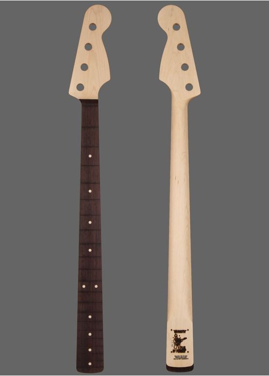 Officially licensed replacement neck for Fender J Bass.