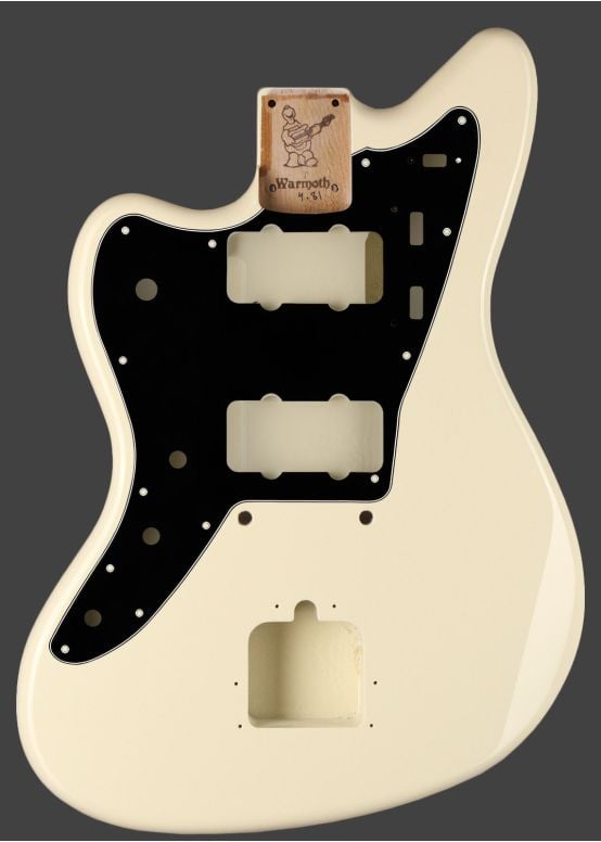 【最終価格】Warmoth Jazzmasterボディ 豪華ミニハム仕様 Replacement bodies for the Fender Jazzmaster guitar