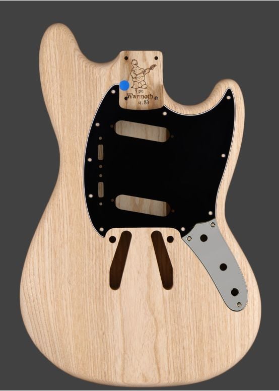 Fender Ben Gibbard Mustang BODY + HARDWARE, Guitar Offset
