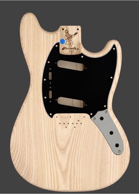 Warmoth Flamed Maple Mustang Parts