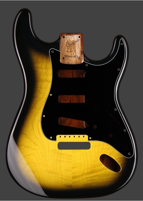 Fender ネック ＋ Warmoth ボディ ストラトキャスター １ハム Replacement guitar bodies for the Fender Stratocaster