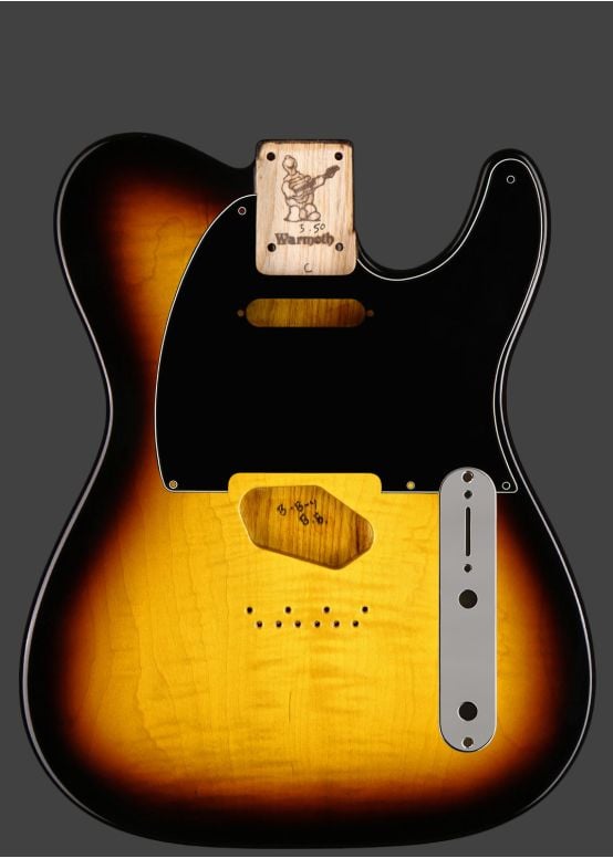 Warmothテレマスターボディのみ Replacement bodies for Fender Telecaster guitars.
