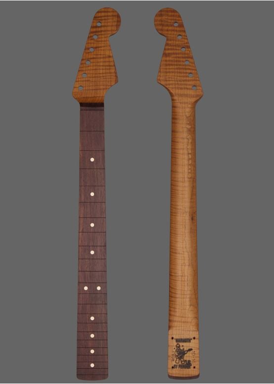 Warmoth パープルバースト　ストラト　Fender USA ネック Warmoth USA / Strato Head 22F EVH Style 2Piece Maple - HR/HM