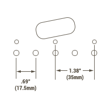 Hipshot A 5-String Diagram