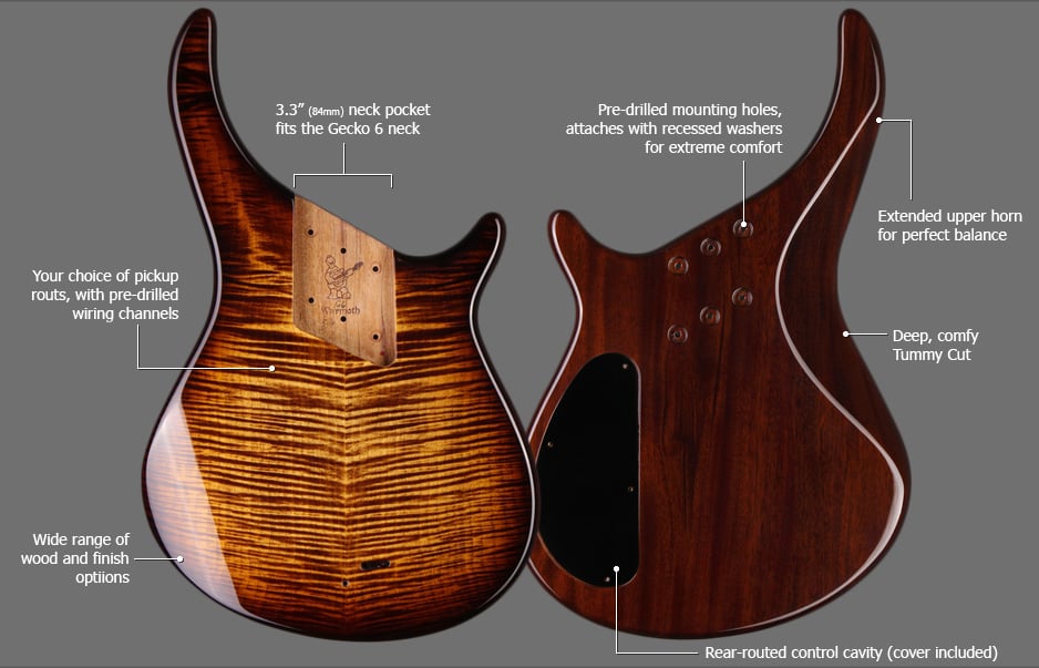 Warmoth Bass6 neck