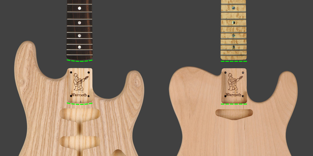 Strat® and Tele® Heel to Pocket Fit