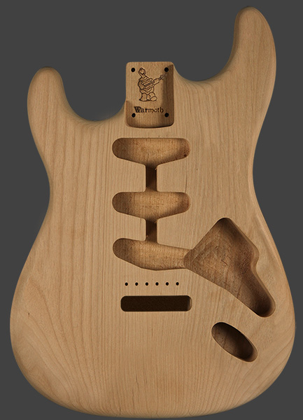 Right Handed Reverse Guitar Body