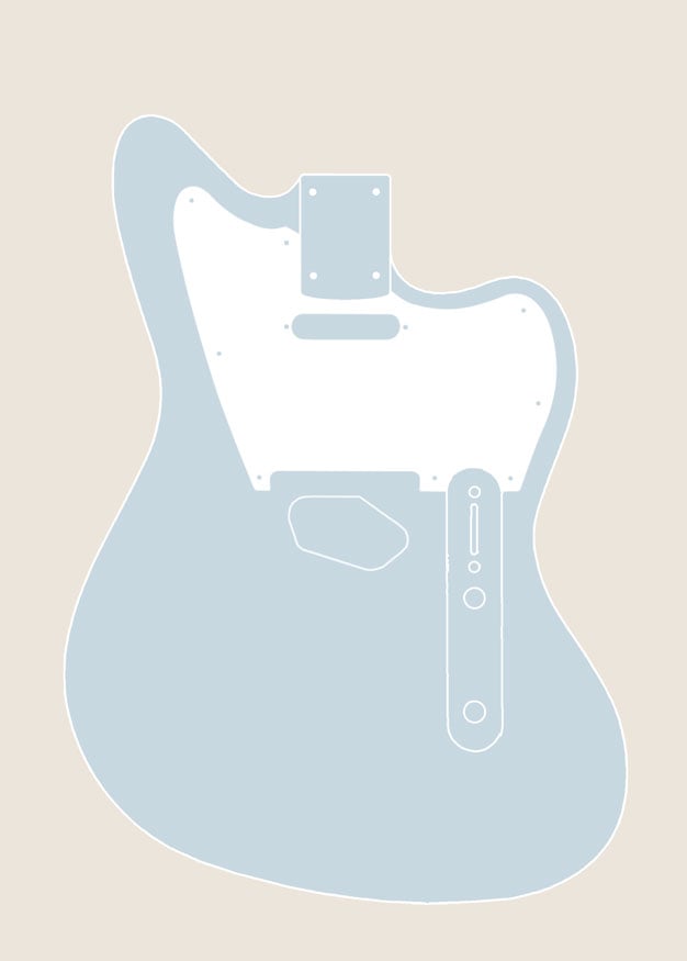 Warmoth ジャズマスタータイプ/メイプル1ピース/ビンテージ仕様