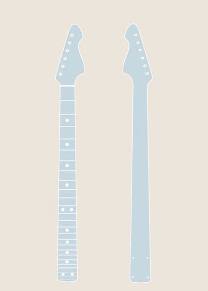 スケールモデル 新作 Warmoth Bass6 neck ベース