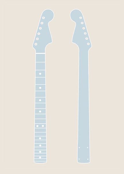 Replacement neck for Fender Jazzmaster