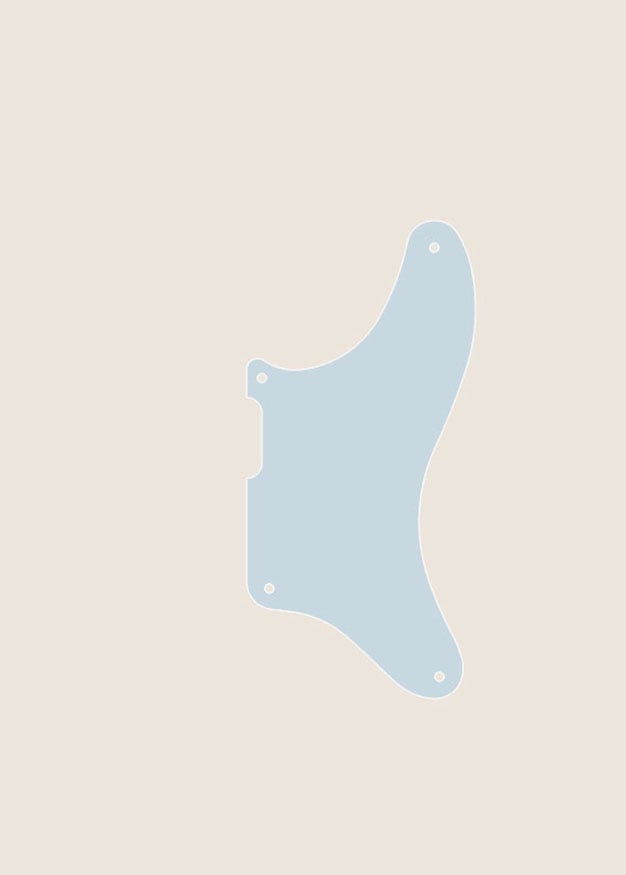 Telecaster La Cabronita Style Guitar pickguard Mexican