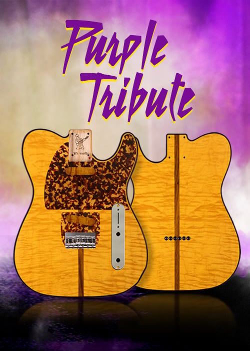 Warmoth Purple Tribute Guitars