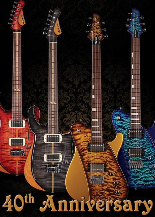 Warmoth 40th Anniversary Guitars