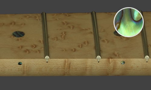 Optional on any color fretboard
