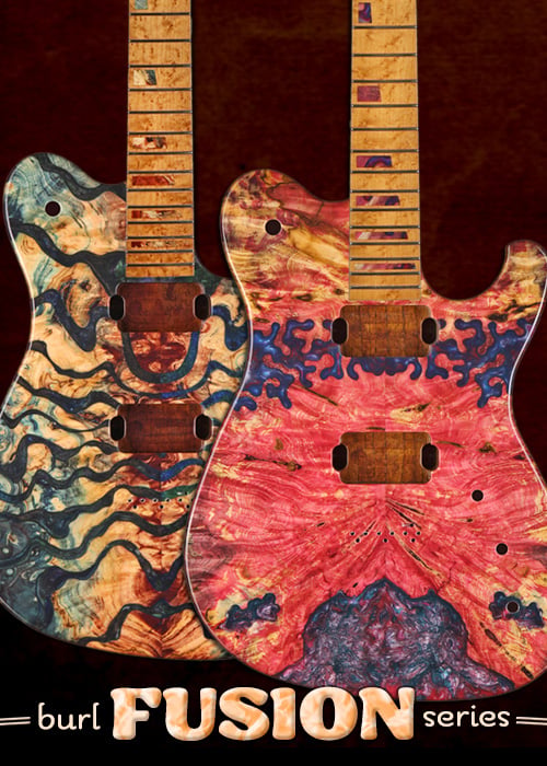 Warmoth Burl Fusion Series