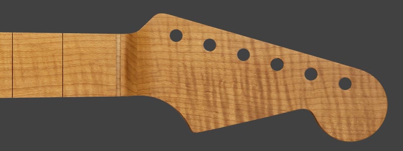 Guitar Neck Tuner Holes