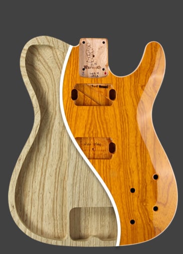 Hollow Carved Top Tele&reg; Replacement Body