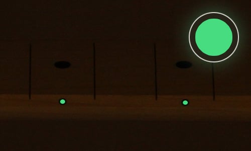 Optional on any color fretboard