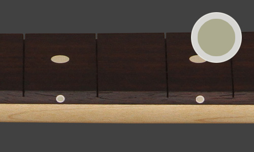 Optional on any color fretboard