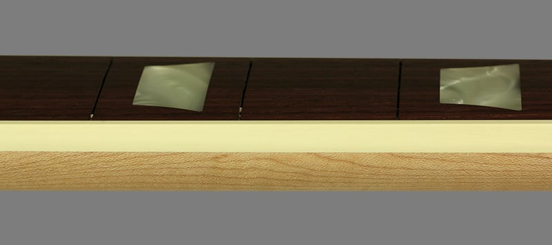 Guitar Neck with Cream Binding