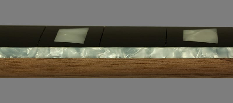Guitar Neck with Pearloid Binding