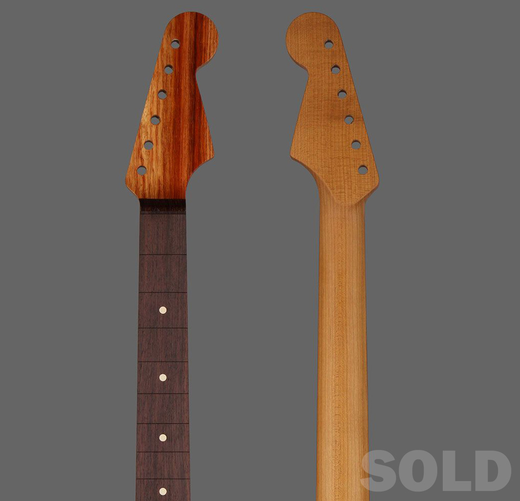 Marbled Padouk neck
