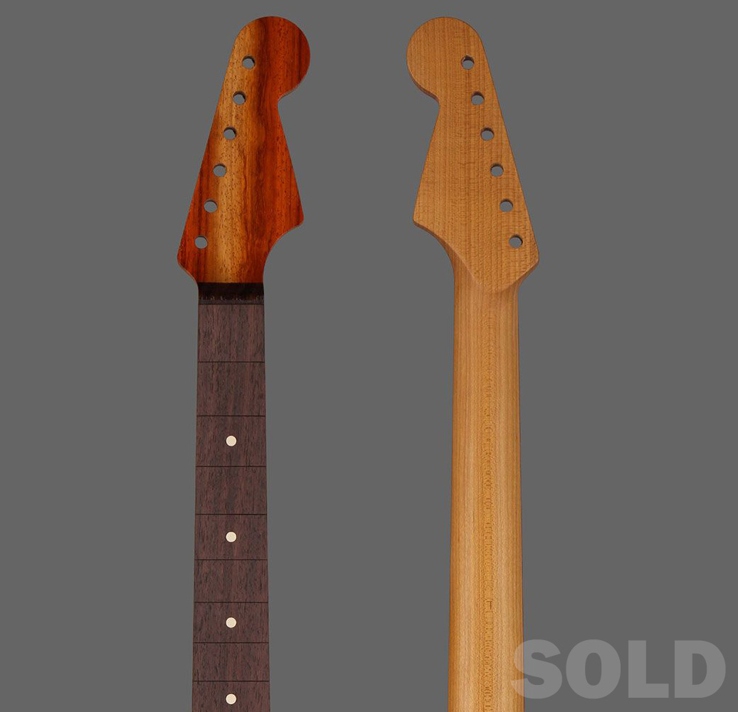 Marbled Padouk neck