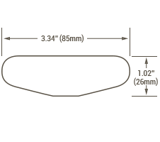 Strat® Pickup Rout Diagram